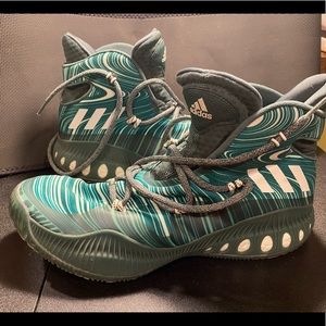 Men’s Adidas Basketball Shoes - Green